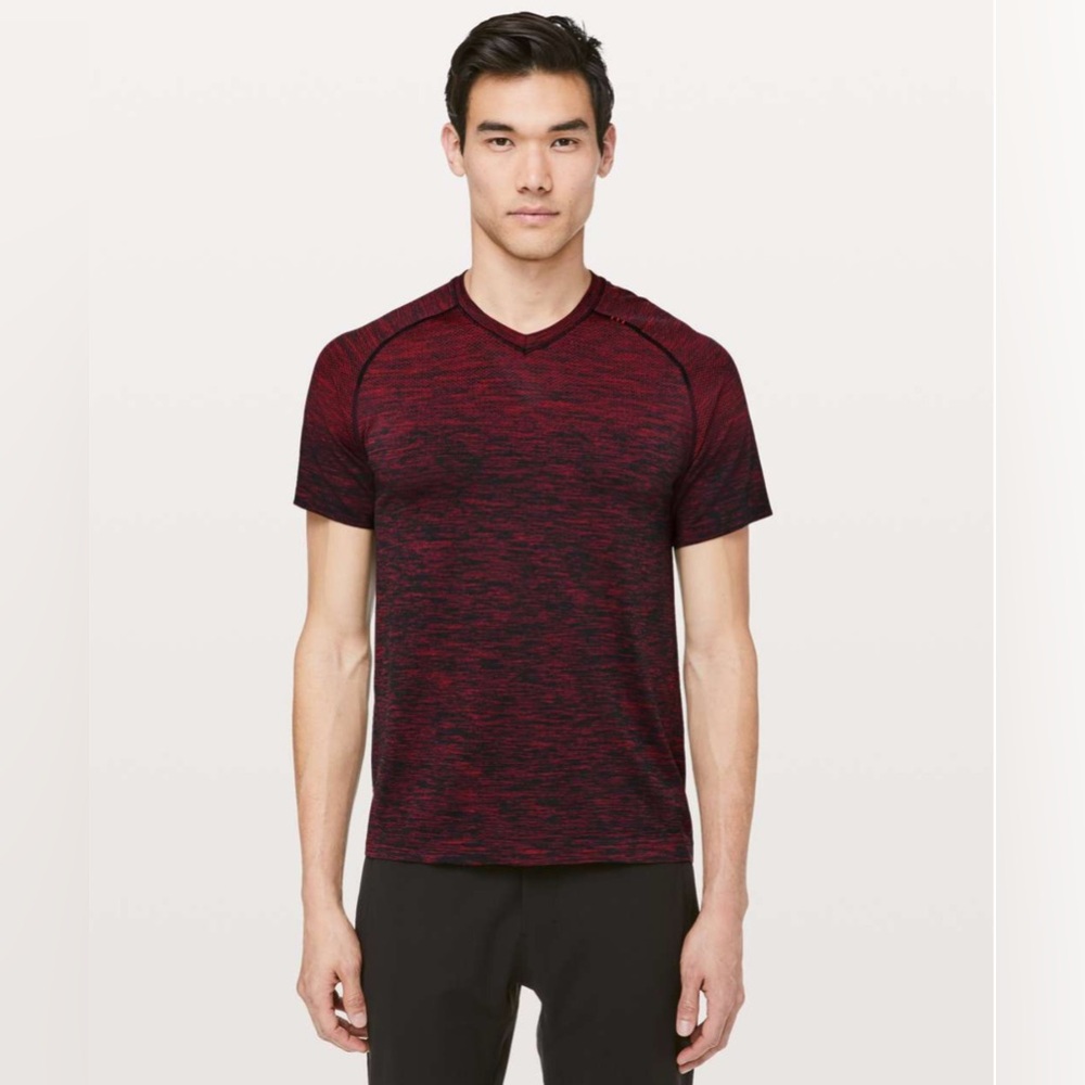 Lululemon Metal Vent Tech Short Sleeve V neck